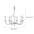 Brenelwren Brass Chandelier-Moonnatur