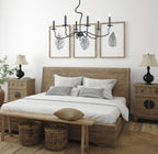 Brenelwren Brass Chandelier-Moonnatur