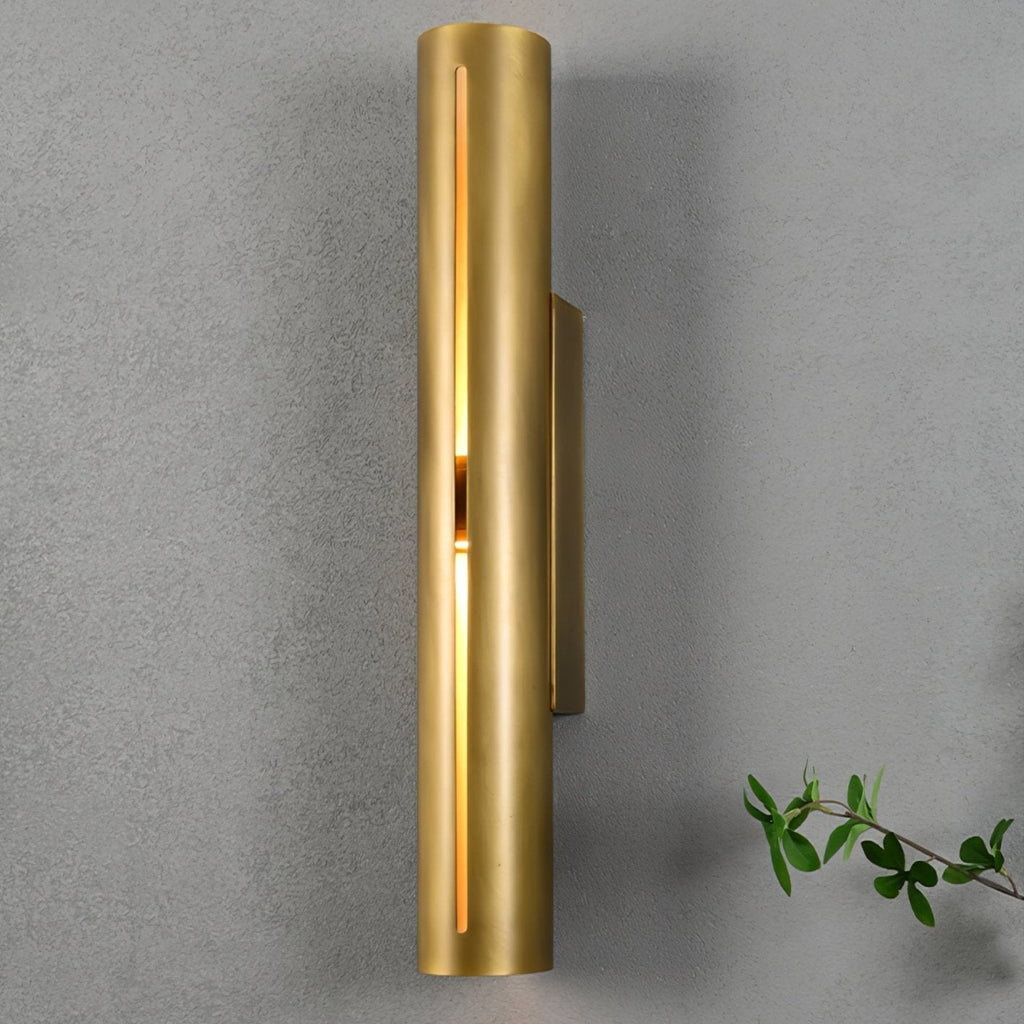 Calenara Brass Wall Light-Moonnatur