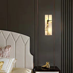Auberden Alabaster Wall Light-Moonnatur