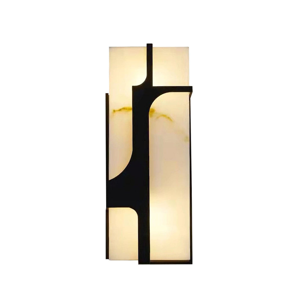 Auberden Alabaster Wall Light-Moonnatur
