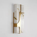 Auberden Alabaster Wall Light-Moonnatur