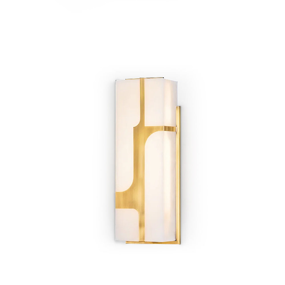 Auberden Alabaster Wall Light-Moonnatur