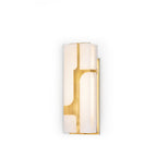 Auberden Alabaster Wall Light-Moonnatur