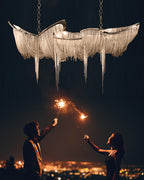 Elowelle Aluminium Chandelier-Moonnatur