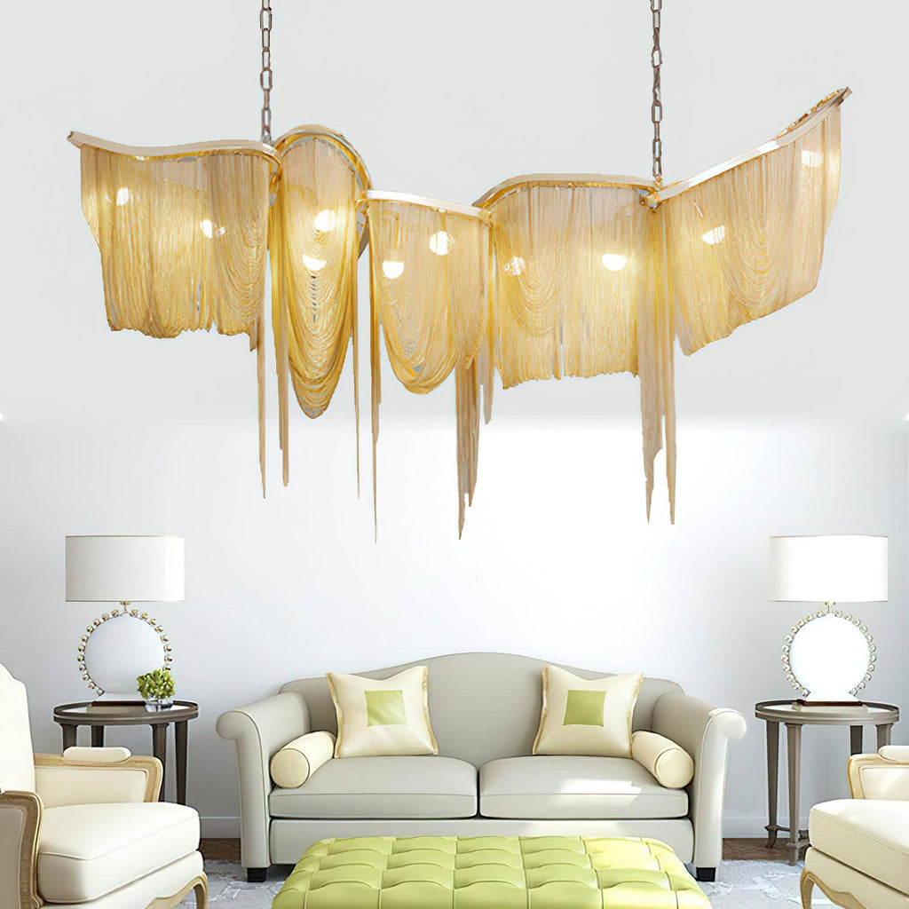 Elowelle Aluminium Chandelier-Moonnatur