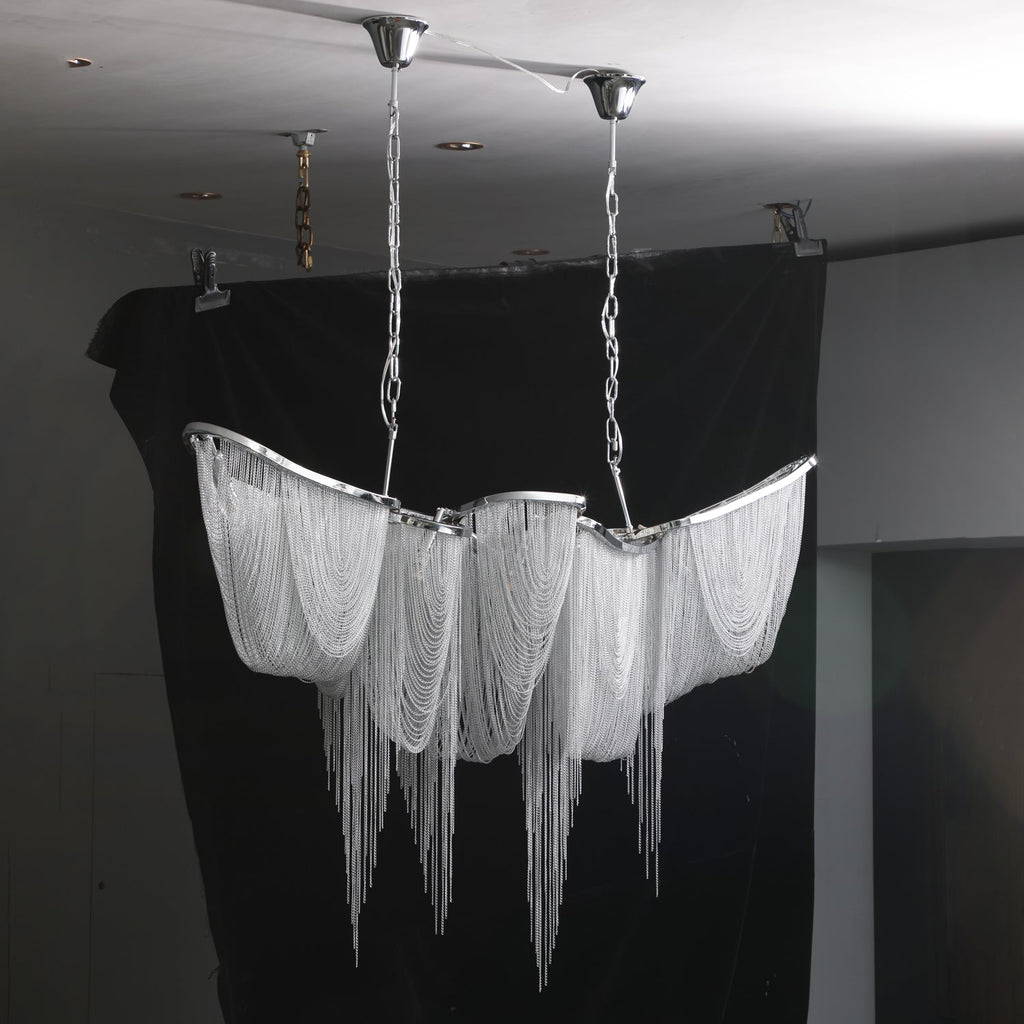 Elowelle Aluminium Chandelier-Moonnatur