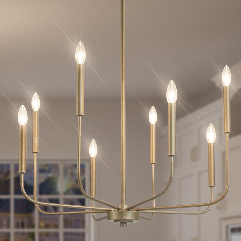 Barrowhill Brass Chandelier-Moonnatur