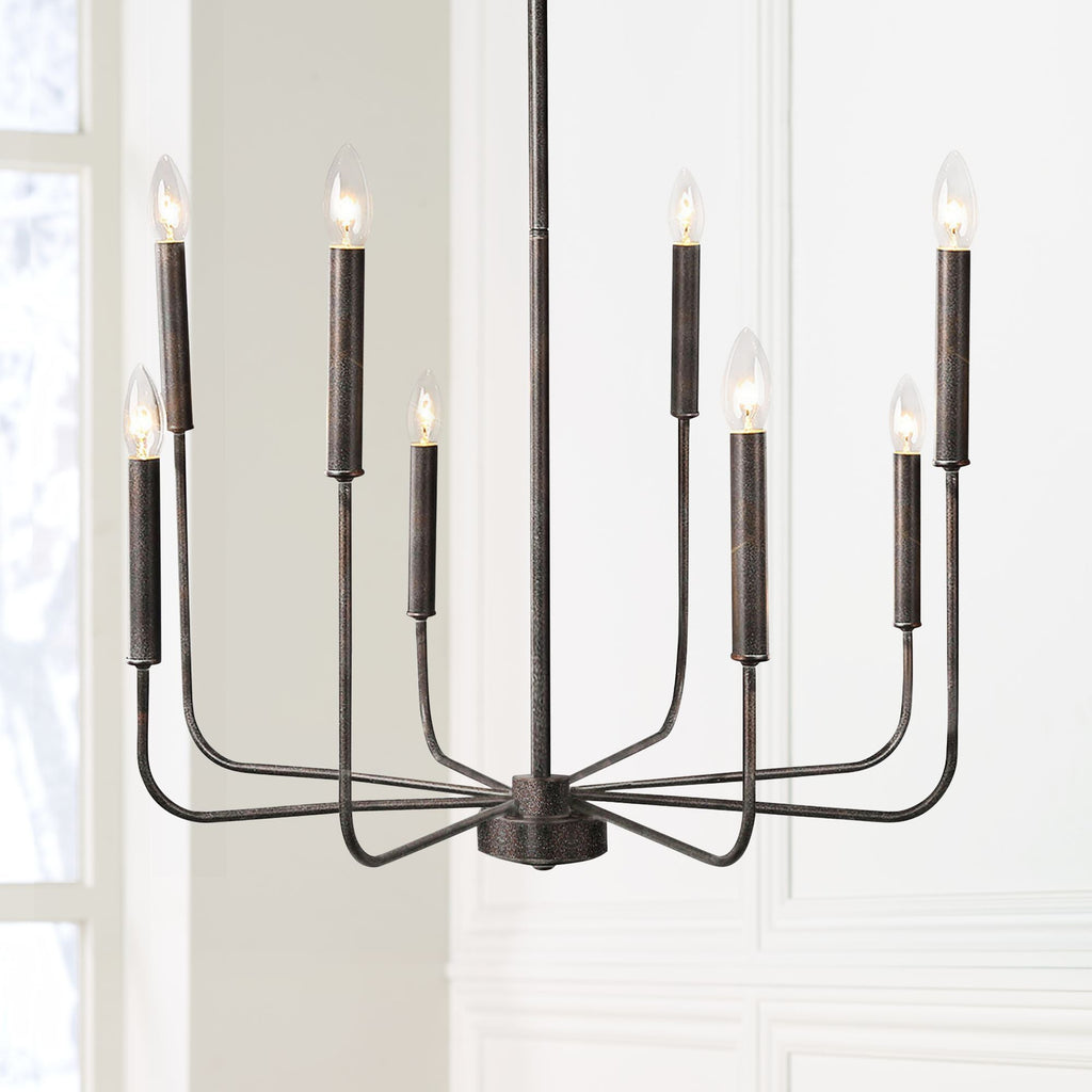 Barrowhill Brass Chandelier-Moonnatur