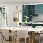 Barrowhill Brass Chandelier-Moonnatur