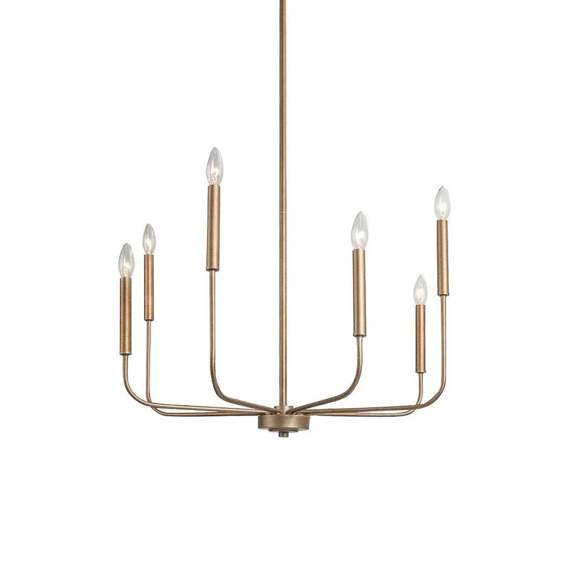 Barrowhill Brass Chandelier-Moonnatur