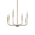 Barrowhill Brass Chandelier-Moonnatur
