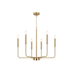 Barrowhill Brass Chandelier-Moonnatur