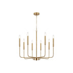 Barrowhill Brass Chandelier-Moonnatur