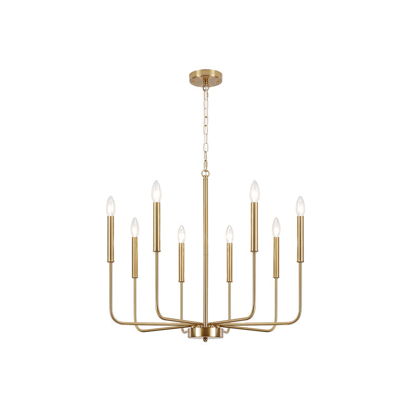 Barrowhill Brass Chandelier-Moonnatur