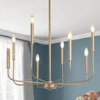 Barrowhill Brass Chandelier-Moonnatur