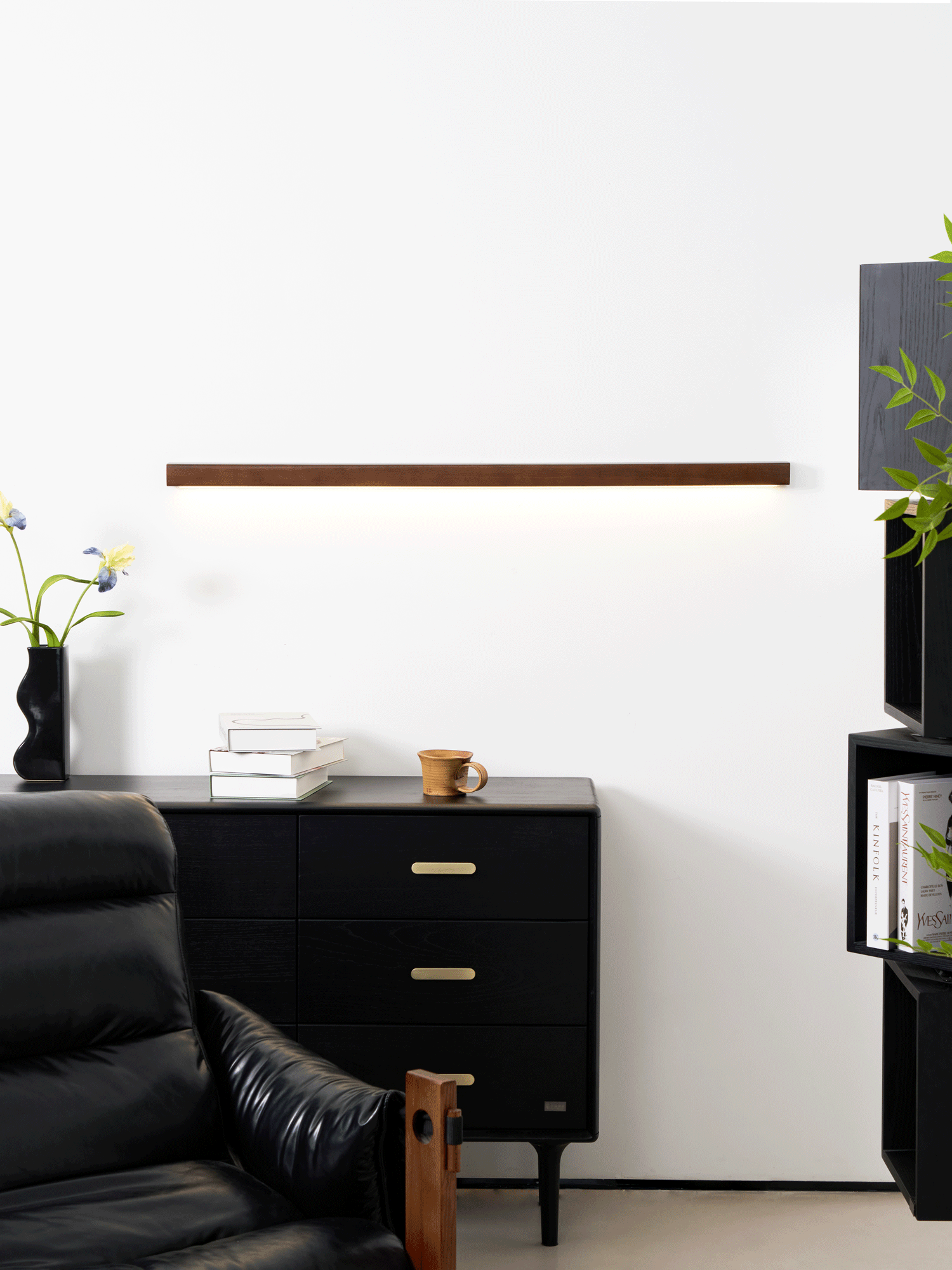 Rivenera Pine Wood Wall Light-Moonnatur