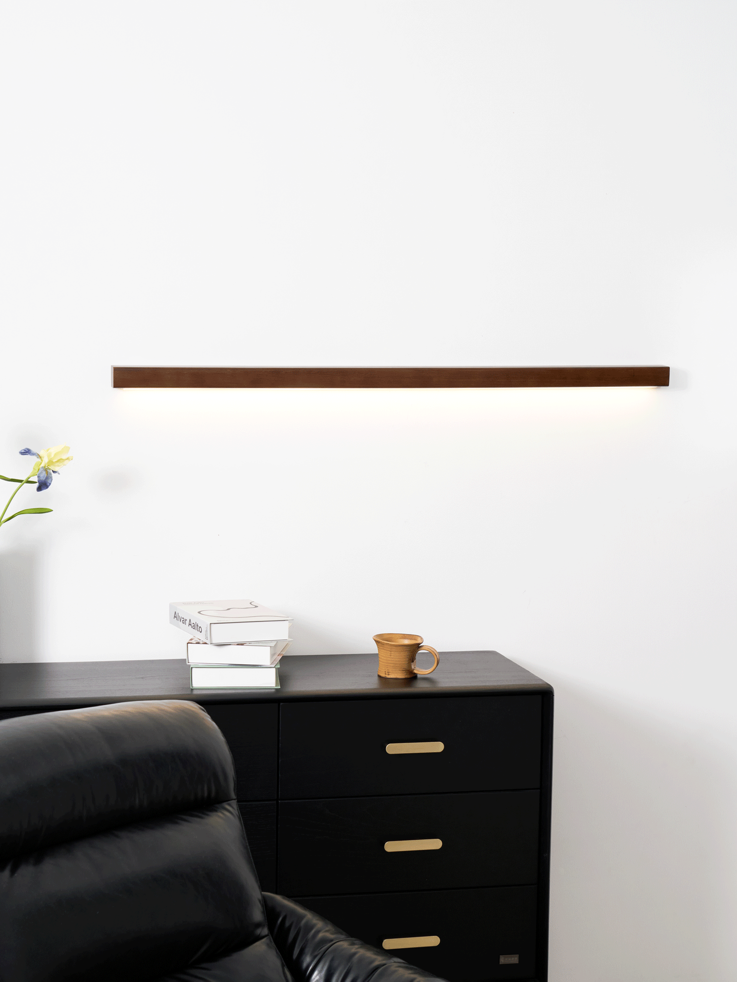 Rivenera Pine Wood Wall Light-Moonnatur