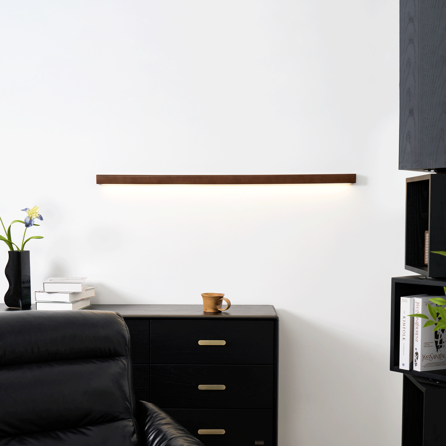 Rivenera Pine Wood Wall Light-Moonnatur