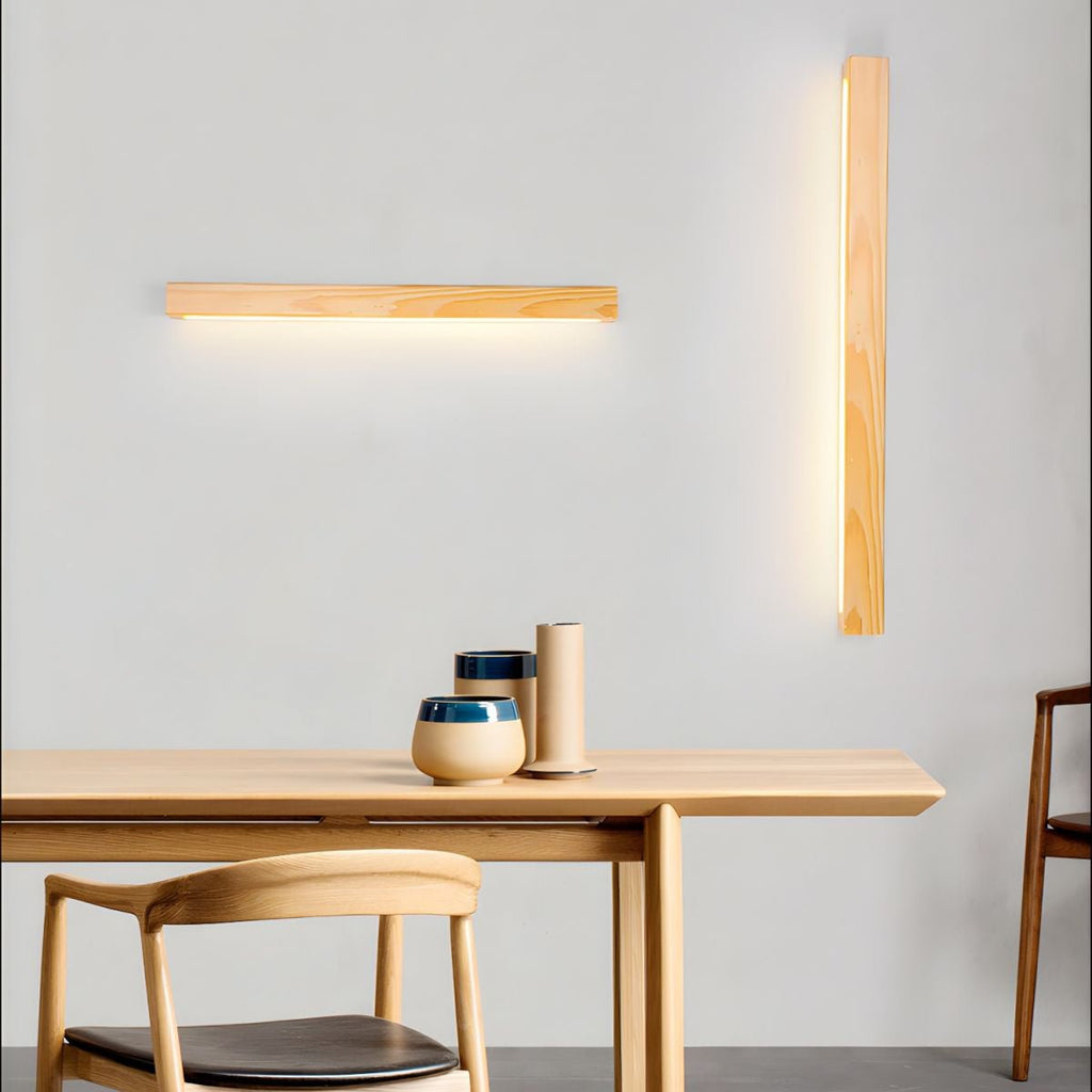 Rivenera Pine Wood Wall Light-Moonnatur