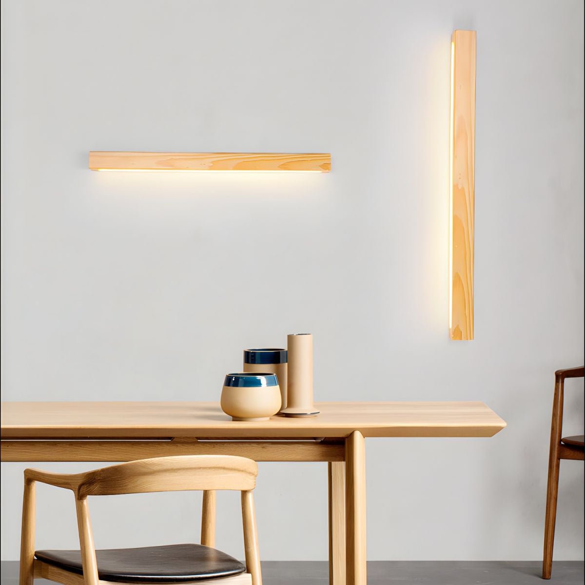 Rivenera Pine Wood Wall Light-Moonnatur