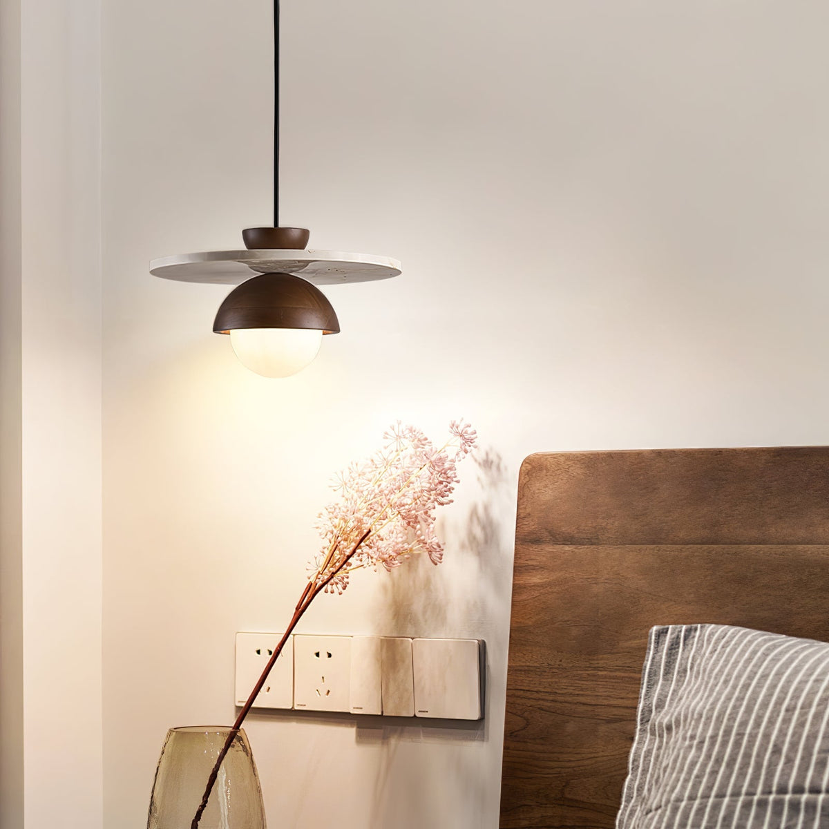 Altonford Travertine Pendant Light-Moonnatur