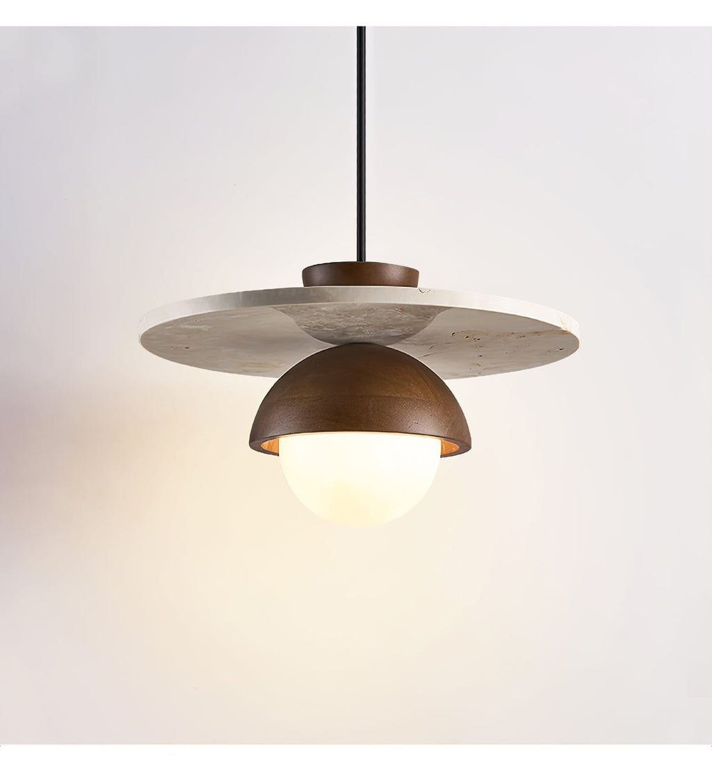 Altonford Travertine Pendant Light-Moonnatur