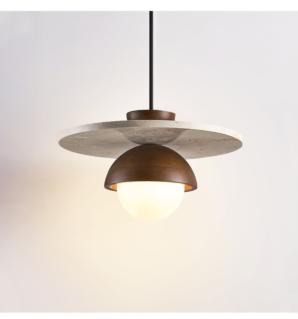 Altonford Travertine Pendant Light-Moonnatur
