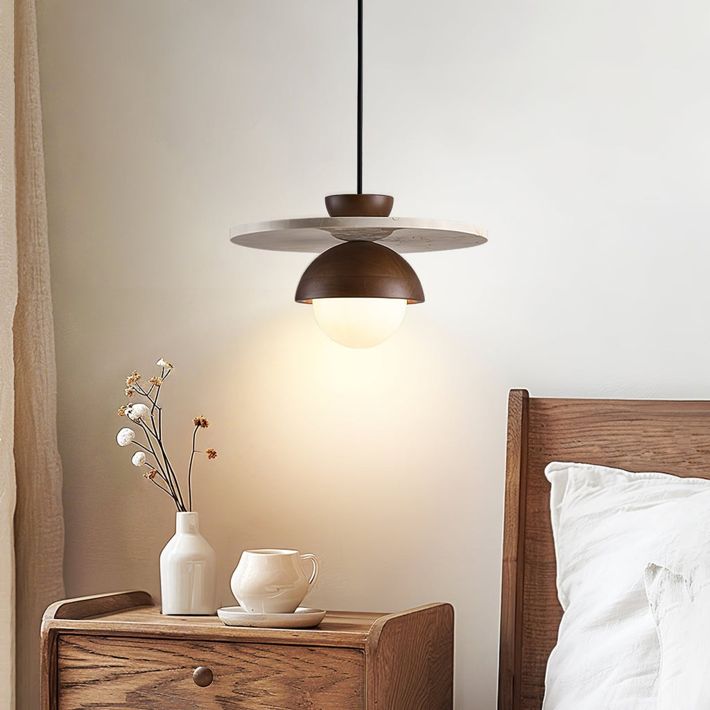 Altonford Travertine Pendant Light-Moonnatur