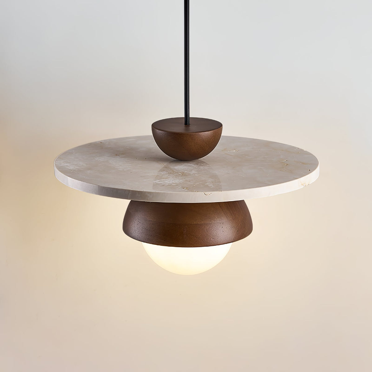 Altonford Travertine Pendant Light-Moonnatur