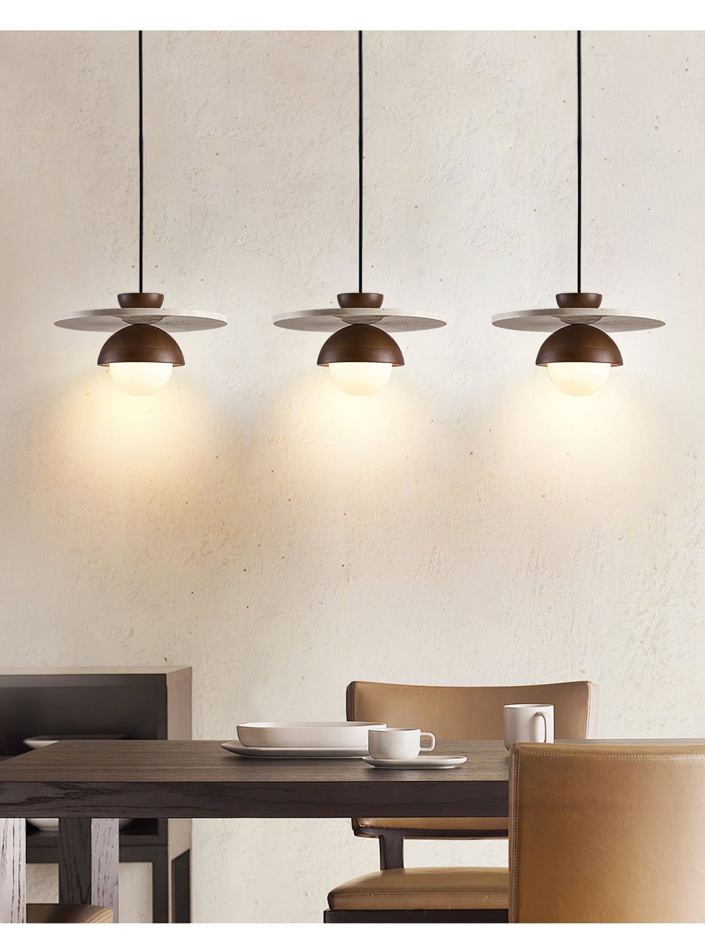 Altonford Travertine Pendant Light-Moonnatur