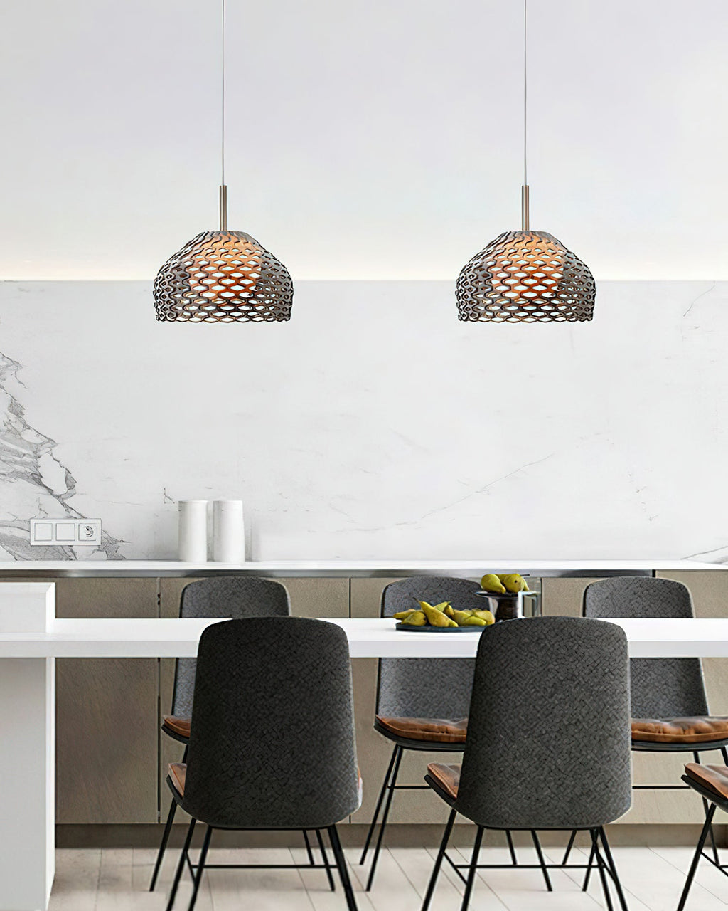 Hadreneth Plastic Pendant Light-Moonnatur