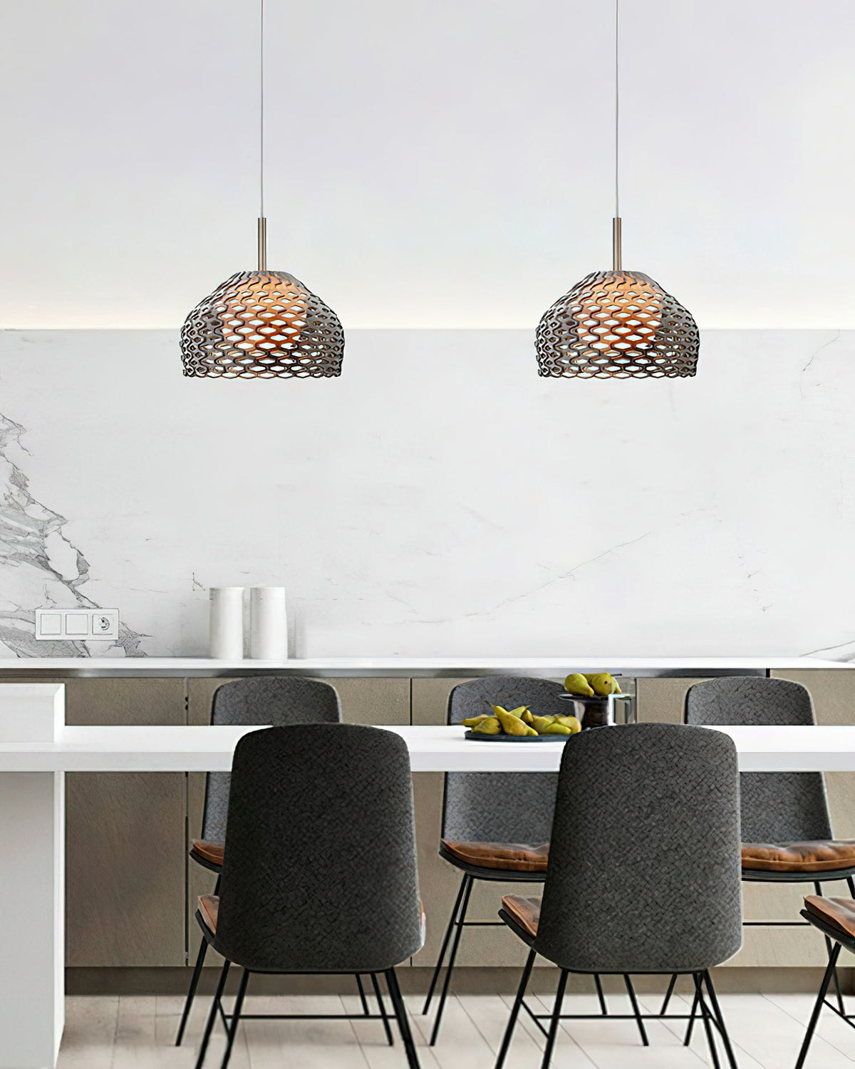 Hadreneth Plastic Pendant Light-Moonnatur