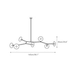 Baldenley Glass Chandelier-Moonnatur