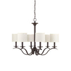 Avrenden Fabric Chandelier-Moonnatur