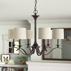 Avrenden Fabric Chandelier-Moonnatur