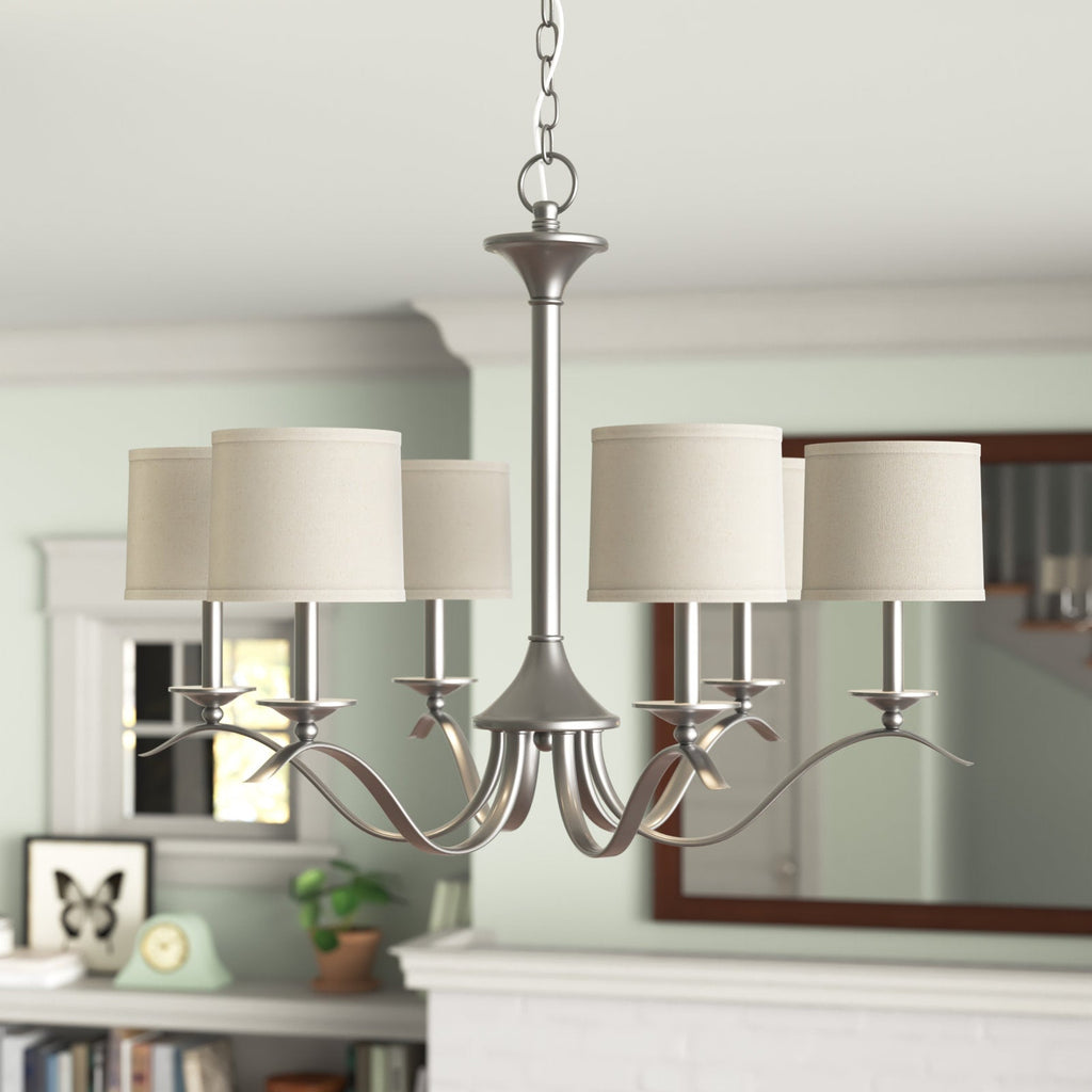 Avrenden Fabric Chandelier-Moonnatur