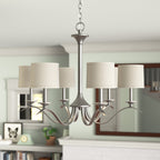 Avrenden Fabric Chandelier-Moonnatur