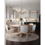 Avrenden Fabric Chandelier-Moonnatur