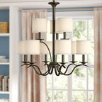 Avrenden Fabric Chandelier-Moonnatur