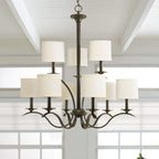 Avrenden Fabric Chandelier-Moonnatur