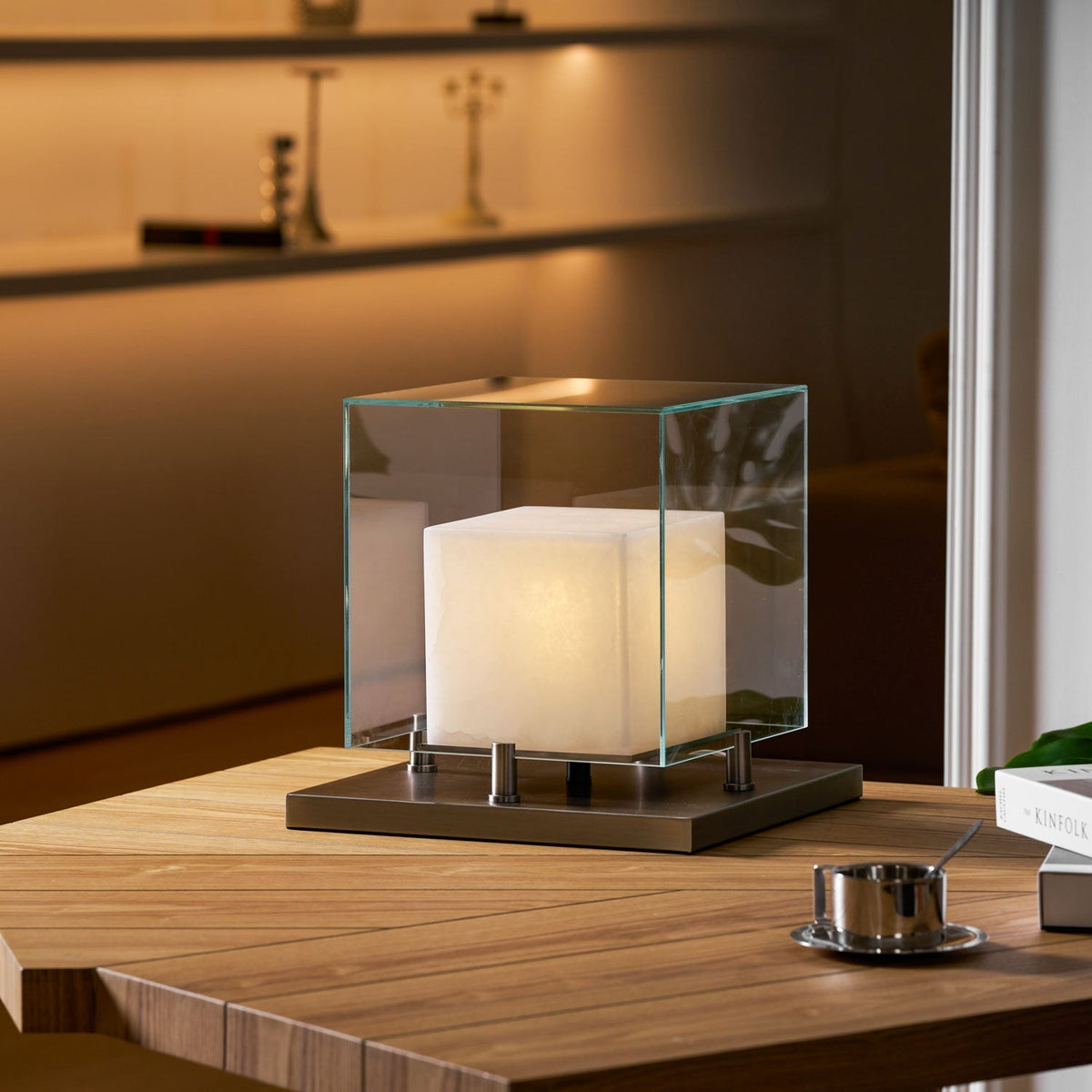 Cardellark Alabaster Table Lamp-Moonnatur