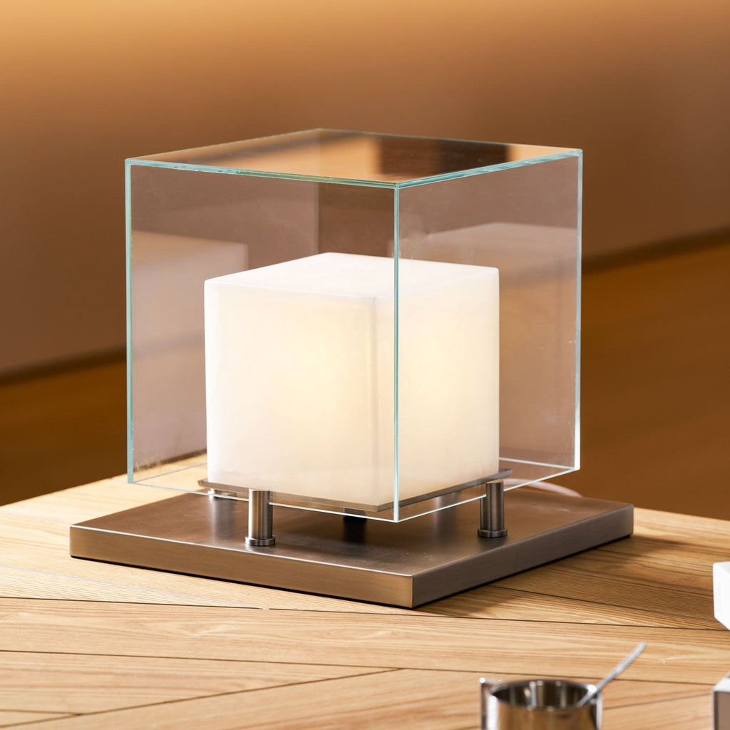 Cardellark Alabaster Table Lamp-Moonnatur