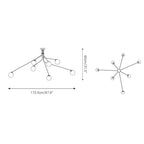 Ashendale Glass Ceiling Light-Moonnatur