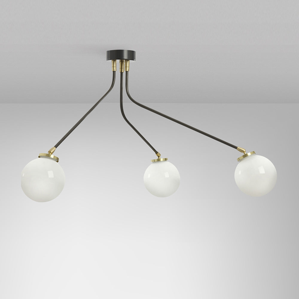 Ashendale Glass Ceiling Light-Moonnatur