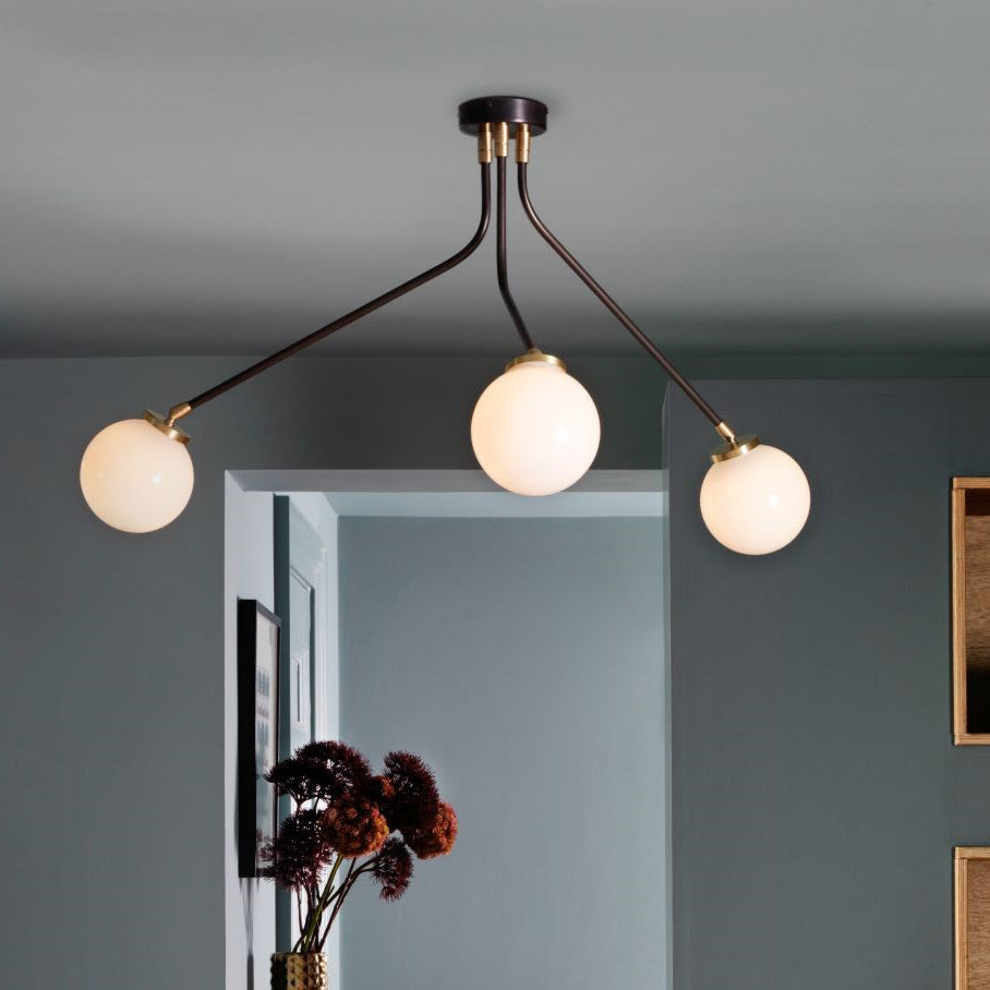 Ashendale Glass Ceiling Light-Moonnatur