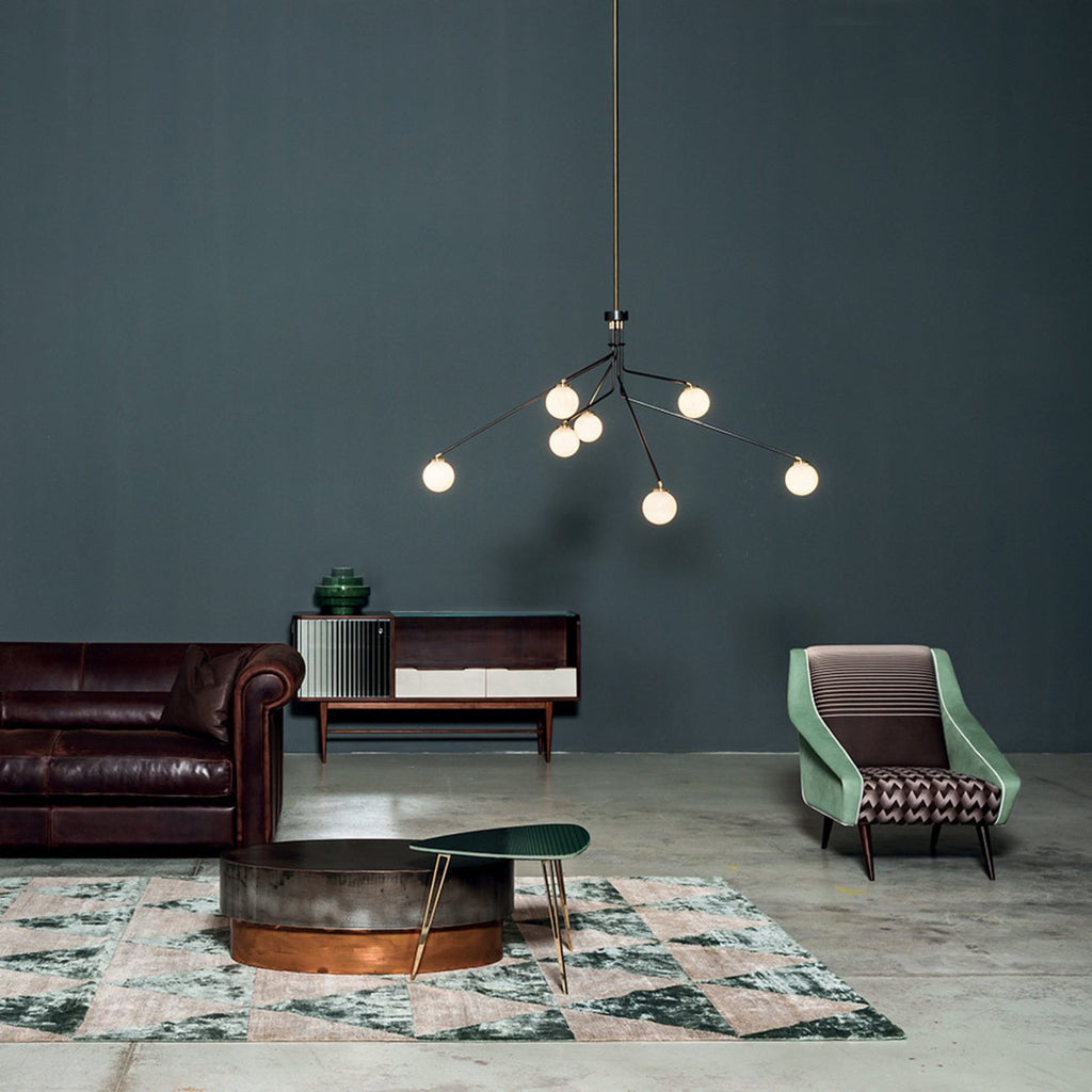 Ashendale Glass Ceiling Light-Moonnatur