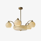 Peloria Glass Chandelier-Moonnatur