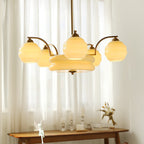 Peloria Glass Chandelier-Moonnatur