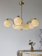 Peloria Glass Chandelier-Moonnatur